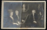 Carte Postala, Familia Mozart, tablou, Salzburg perioada interbelica