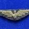 Insigna brodata observator / navigator perioada Regalista, aviatie militara Romania