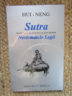 SUTRA DESPRE NESTEMATELE LEGII-HUI-NENG foto