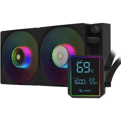 Sistem de racire cu lichid AQIRYS Aurora 240 AiO Black foto