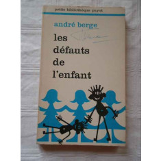 Les Defauts De L&#039;enfant - Andre Berge ,267002