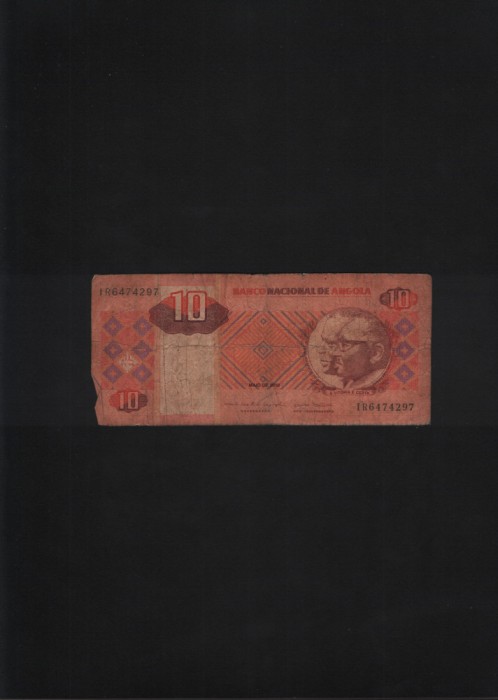 Angola 10 kwanzas 2010 seria6474297