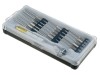 Set Surubelnite DONAU ELEKTRONIK MBS18/D-MBS18, 19 piese, cu geanta, capete Imbus, Torx, Phillips, Plata, Pozidriv, Metal