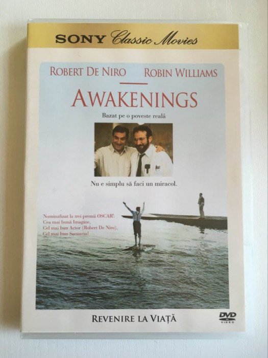 * Film DVD: Awakenings / Revenire la viata, Bazat pe o poveste reala