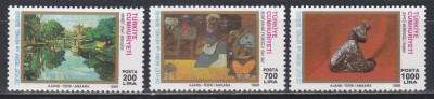 Turcia 1989 - Expoziţia de Stat de Pictură şi Sculptură, MNH foto