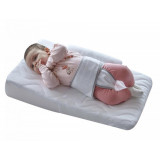 Salteluta pozitionator pentru bebelusi BabyJem Reflux Pillow (Culoare: Alb)