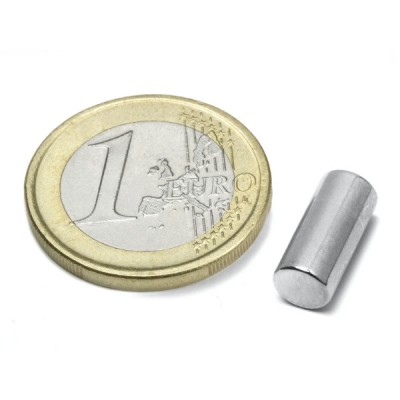 Magnet neodim cilindru &amp;Oslash;6&amp;amp;#215;13 mm, putere 1,7 kg, N48 foto