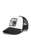 Goorin Bros șapcă de baseball din amestec de bumbac Cash Cow Trucker culoarea alb, 101-2584