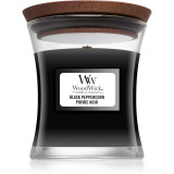 Woodwick Black Peppercorn lum&acirc;nare parfumată cu fitil din lemn 85 g