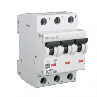 Moeller CLS4 C6/3 Siguranta tripolara 63A, 3P, 4.5kA, 230/400V - 4015082479107 foto