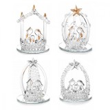 Cumpara ieftin Set 4 decoratiuni Nasterea Domnului 4x5.5 cm