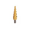 Burghiu conic in trepte, acoperit cu titan, din otel, 4-12 mm