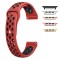Curea silicon, compatibila Apple Watch 9|8|7|6|5|4|3|2|1 Series, 41mm|40mm|38mm, Rosu/Negru