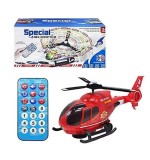 Elicopter de pompieri cu telecomanda, lumini si muzica