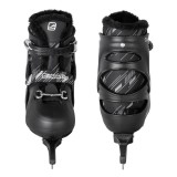 Patine reglabile pentru copii inSPORTline Niorto, negre