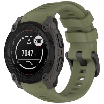 Curea Techsuit W076 pentru Garmin Instinct E 40mm, Verde foto