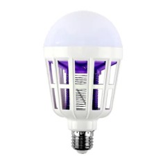 Bec LED Puternic cu Lumina Albastra si Electrosoc Impotriva Tantarilor, Mustelor si Insectelor Zburatoare, 3W, Premium, Original Deals