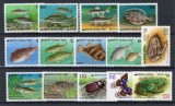 COREA DE SUD-FAUNA-Lot de 13 timbre nestampilate MNH, Nestampilat