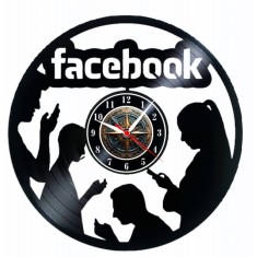 FACEBOOK- ceas de perete