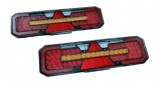 Lampa Stop LED SMD 2208A, 110 LED-uri, 12V-24V, Semnalizare Dinamica, 464x128x35 mm, IP66 (Stanga/Dreapta)