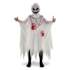 Costum Halloween Copii Fantoma cu Lanturi, Alb, 10 Ani, Poliester, Unisex, Groaza, Alte Personaje