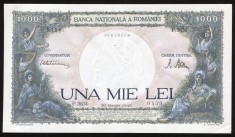 t707 ROMANIA 1000 lei 1945 aUNC doar cu urme de manipulare
