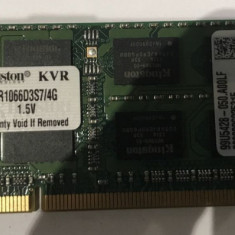 Memorii Laptop Kingston 4GB DDR3 8500S 1066Mhz