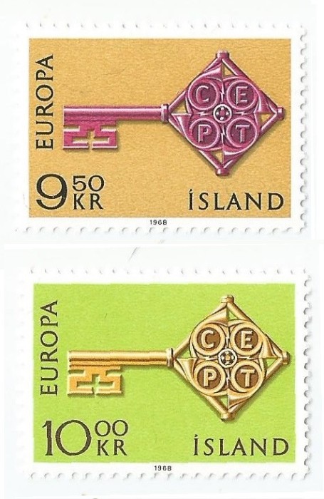 |Islanda, Europa CEPT, 1968, MNH