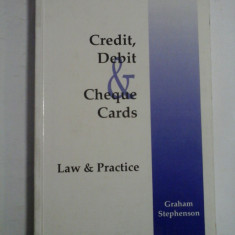 CREDIT DEBIT & CHEQUE CARDS - GRAHAM STEPHESON