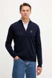 Aeronautica Militare cardigan din l&acirc;nă culoarea bleumarin, MA1569UL00415