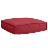 vidaXL Căptușeală de palet pentru scaun roșu vin 60x60x12 cm, țesătură Oxford