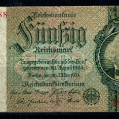 Germania 1933 - 50 reichsmark, circulata