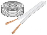Cablu difuzor alb 2x2,5mm2 litat, Goobay