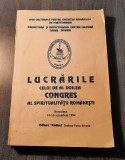 Lucrarile celui de al doilea congres al spiritualitatii romanesti