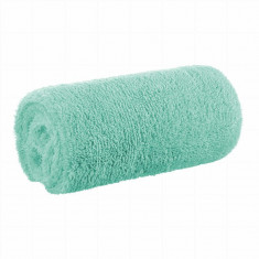 Paturica pufoasa pentru copii din fleece 80 x 100 cm Mint Bocioland