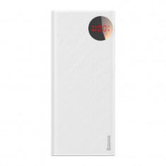 Baterie externa portabila Baseus Mulight 20000 mAh Power Delivery / Quick Charge 3.0 White foto