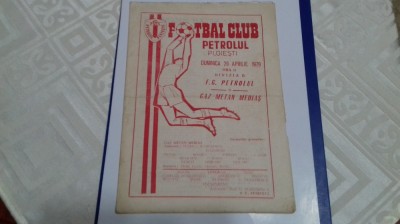 program Petrolul Pl. - Gaz M. Medias foto