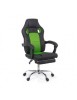 Scaun directorial gaming OFF 3091, piele ecologica/mesh, suport picioare ajustabil, rotativ, 120 kg