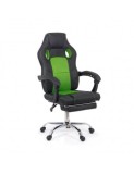 Scaun directorial gaming OFF 3091, piele ecologica/mesh, suport picioare ajustabil, rotativ, 120 kg