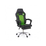 Scaun directorial gaming OFF 3091, piele ecologica/mesh, suport picioare ajustabil, rotativ, 120 kg