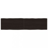 VidaXL Blat masă, 160x40x(2-4) cm, maro, lemn tratat contur organic