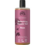 Gel de dus Urtekram Trandafir Bio 500ml Revigorant, Vegan, Ecocert Cosmos Organic