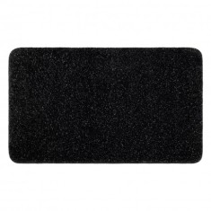 Covor baie SYNERGY, glamour, anti-alunecare, moale - lurex negru, 60x100 cm