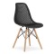 Scaun stil scandinav, Artool, Maro, PP, lemn, negru, 44.5x51x82.5 cm