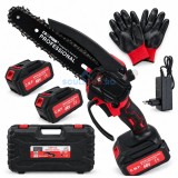 Cumpara ieftin Mini Drujba electrica cu 2 acumulatori 48V, 180cm, ungere lant, valiza transport, Campion CMP1798