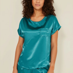 Set pijamale dama, 637BNC1367 - L, Benicia, Poliester, Verde