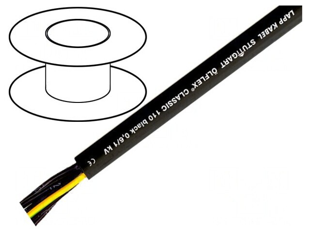 Cablu &Ouml;LFLEX CLASSIC 110 BK 4G4mm2 600V 1kV Cu Neecranat