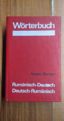 Worterbuch Rumanisch Deutsch Deutsch Rumanisch Iliescu-Roman foto