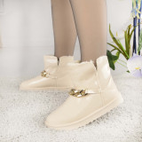 Cizme Tip Ugg De Dama 2381 Bej