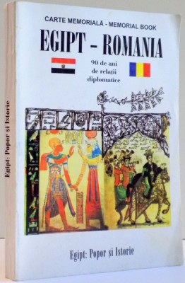 EGIPT - ROMANIA , 90 DE ANI DE RELATII DIPLOMATICE , EGIPT : POPOR SI ISTORIE , 1997 foto